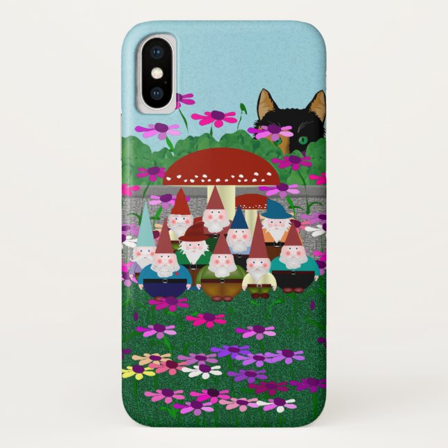 Gnomes iPhone Case (Back)
