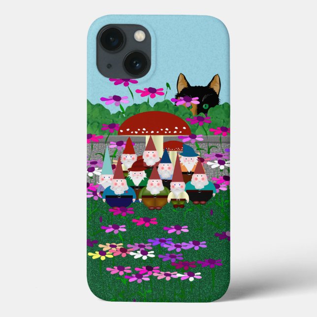 Gnomes iPhone Case (Back)