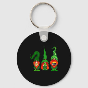 Gnomes Leprechaun St Patricks Day Beer Clover Iri- Key Ring
