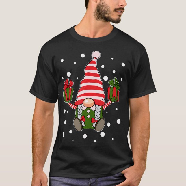 Gnomes Merry Christmas Pajama Men Women Kids T-Shirt (Front)