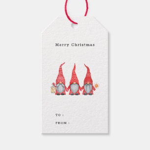 Gnomes Merry Christmas To From Custom Gift Tags