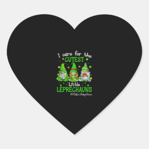 Gnomes Mother Baby Nurse St Patrick's Day Leprecha Heart Sticker