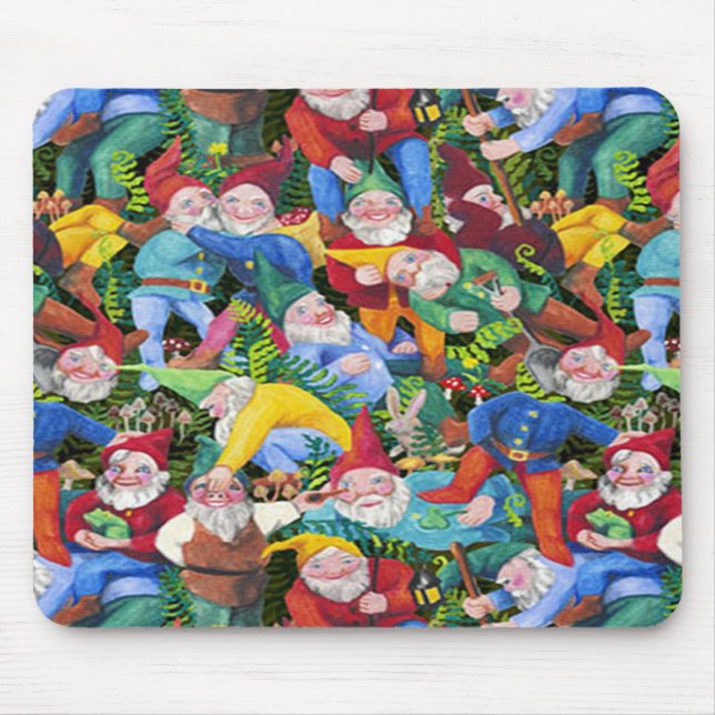 Gnomes Mouse Mat (Front)