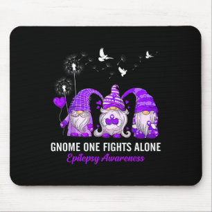 Gnomes One Fights Epilepsy Awareness Alone  Mouse Mat