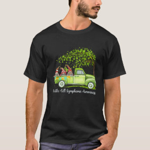 Gnomes Riding Truck Mantle Cell Lymphoma Awareness T-Shirt