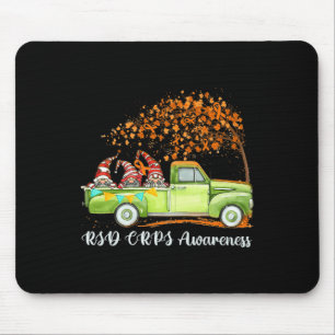 Gnomes Riding Truck RSD CRPS Awareness Mouse Mat