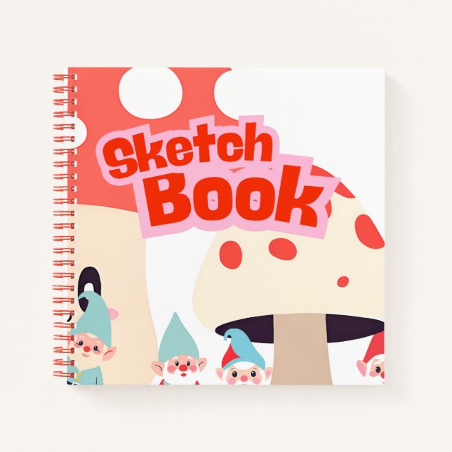 Gnomes Sketchbook  Notebook (Front)
