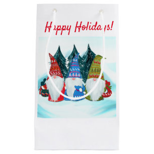 Gnomes Small Gift Bag