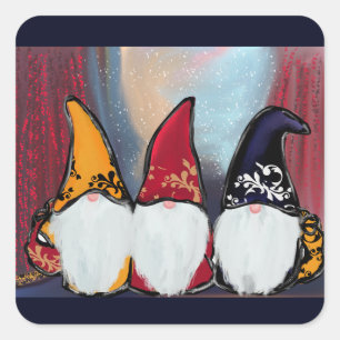  GNOMES         SQUARE STICKER