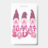 Gnomes Support Squad Breast Cancer Awareness