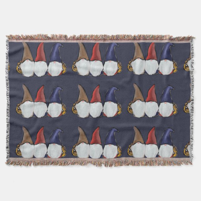  GNOMES        THROW BLANKET (Front)