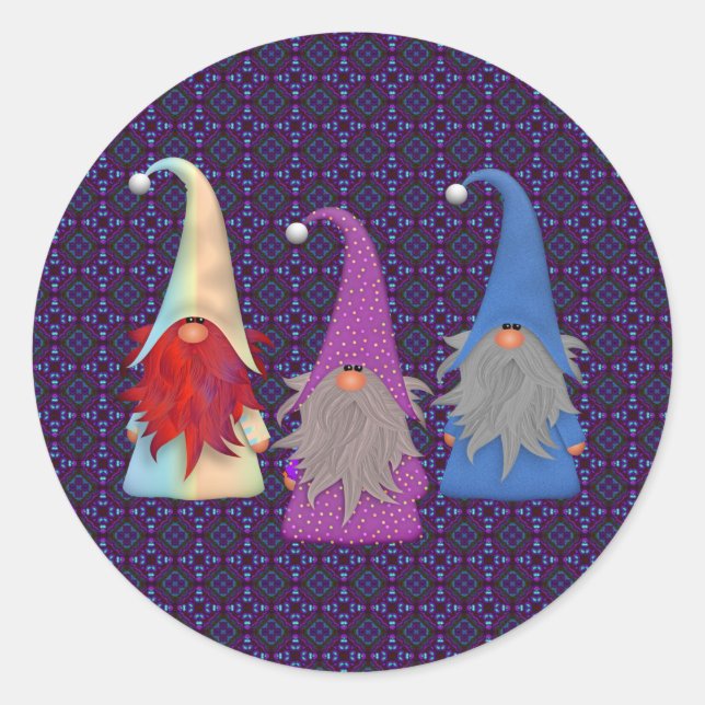 Gnomes Trio Stickers (Front)