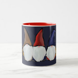  GNOMES          Two-Tone COFFEE MUG
