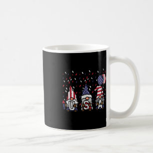 Gnomes Usa Us American Flag Memorial Day 4th Of Ju Coffee Mug
