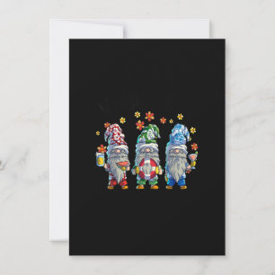 Gnomes Vacay Mode Women Summer Vacation Beach Hawa Invitation