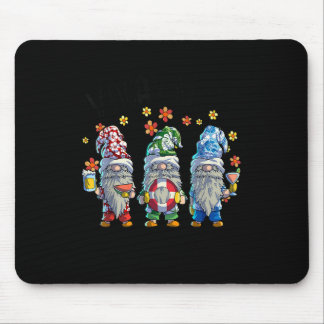 Gnomes Vacay Mode Women Summer Vacation Beach Hawa Mouse Mat
