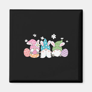 Gnomes With Bunny Ears And Easter Eggs Rabbit  Magnet