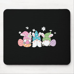 Gnomes With Bunny Ears And Easter Eggs Rabbit Mouse Mat