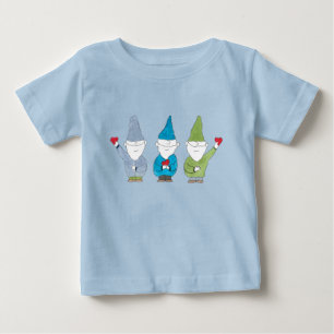 Gnomes With Hearts Magnet Baby T-Shirt