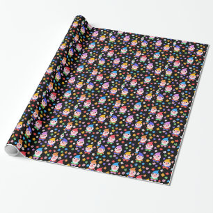 gnomes wrapping paper
