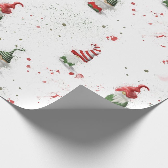 Gnomes wrapping paper_large scale wrapping paper (Corner)