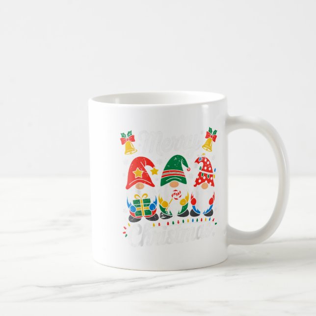 Gnomes Xmas Funny Merry Christmas Gnomes Men Women Coffee Mug (Right)