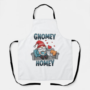 Gnomey homey gnome at home apron