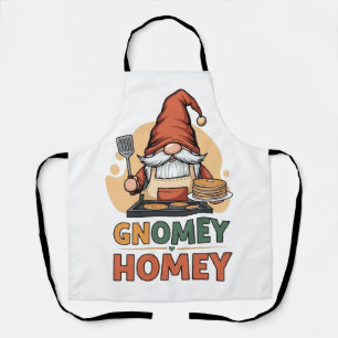 Gnomey homey pancakes design apron