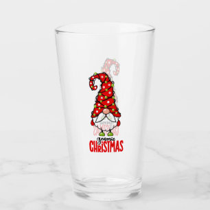 Gnomie Christmas Glass