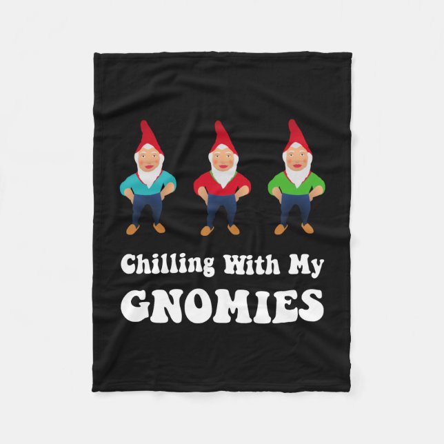 Gnomies Fleece Blanket (Front)