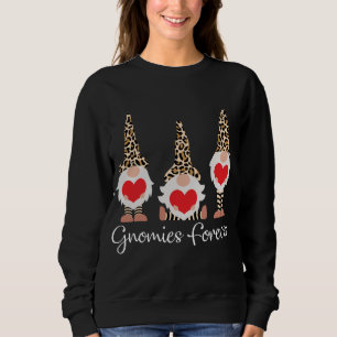 Gnomies Forever Leopard Print Gnomes Sweatshirt