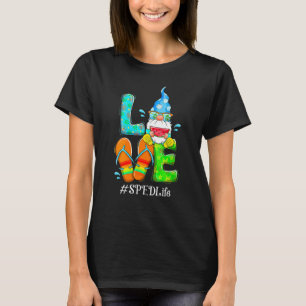 Gnomies Love Sped Life Summer Vibes Beach Tree Sun T-Shirt