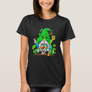 Gnomies Sham Rock Autism Awareness St Patricks Day T-Shirt