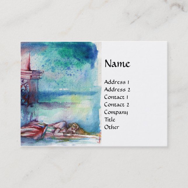 GNOMON AND LADY OF THE LAKE BUSINESS CARD (Front)