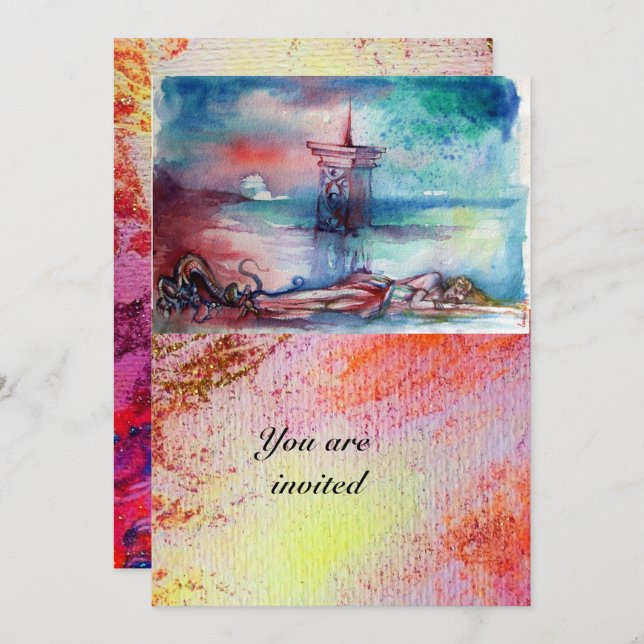 GNOMON AND LADY OF THE LAKE INVITATION (Front/Back)