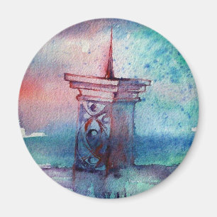 GNOMON AND LADY OF THE LAKE MAGNET