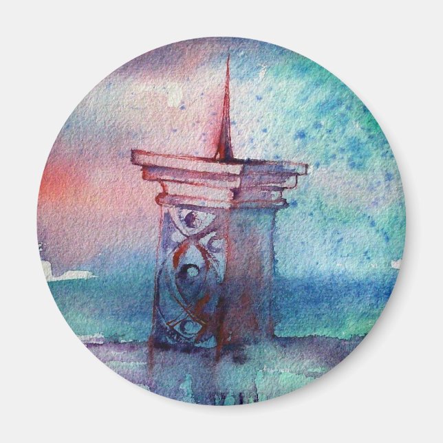 GNOMON AND LADY OF THE LAKE MAGNET (Front)