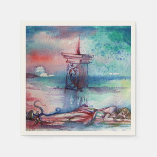 GNOMON AND LADY OF THE LAKE NAPKIN