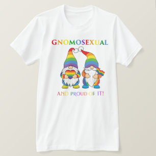 Gnomosexual and Proud of It Male Couple T-Shirt