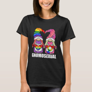 Gnomosexual Lgbtq Gnome Lesbian Love T-Shirt