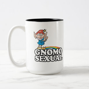 Gnomosexual Two-Tone Coffee Mug