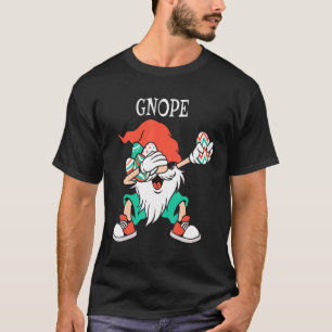 Gnope Dabbing Tomte Garden Gnome Scandinavian T-Shirt