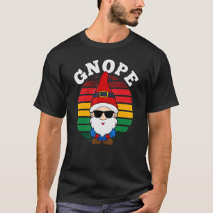 Gnope Garden Gnome Scandinavian Garden Gnome N T-Shirt