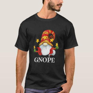 GNOPE Nordic Gnome Dwarf Scandinavian Elf Swedish  T-Shirt