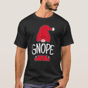 Gnope Tomte Garden Gnome Scandinavian Sweden Nope  T-Shirt