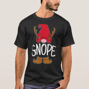 Gnope Tomte Garden Gnome Scandinavian Sweden Nope  T-Shirt