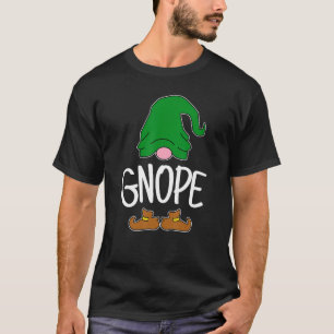 Gnope Tomte Garden Gnome Scandinavian Sweden Nope  T-Shirt