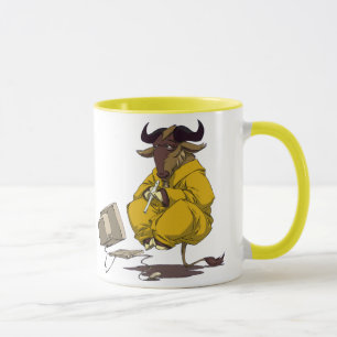 Gnu meditate levitate mug