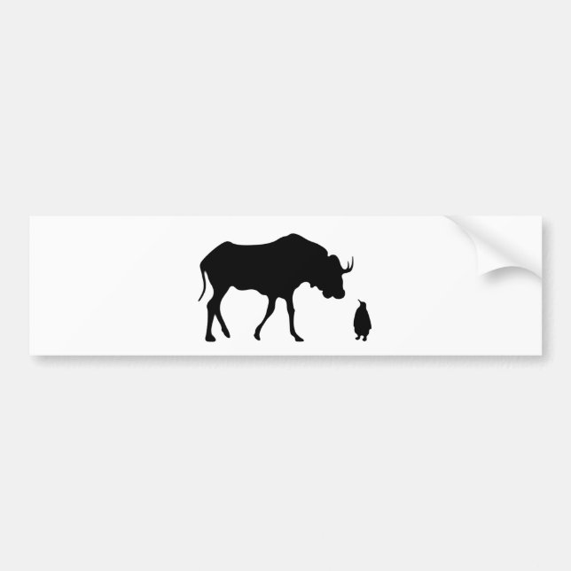 GNU NOT LINUX BUMPER STICKER (Front)
