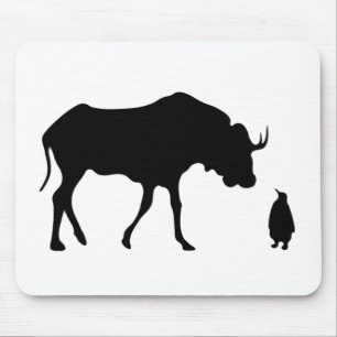 GNU NOT LINUX MOUSE MAT